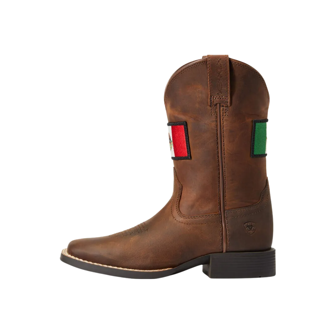 Ariat Kid's Orgullo Mexicano II Western Brown Boot