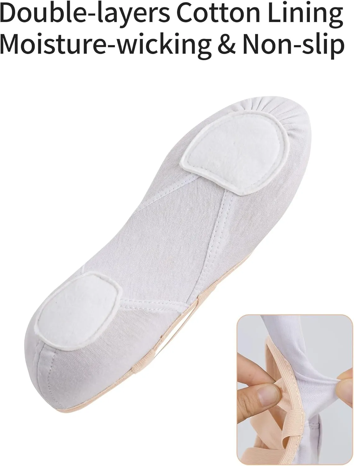 Ballet Shoes for Girls, Stretchy Girls Ballet Slippers for Dance, Gymnastic