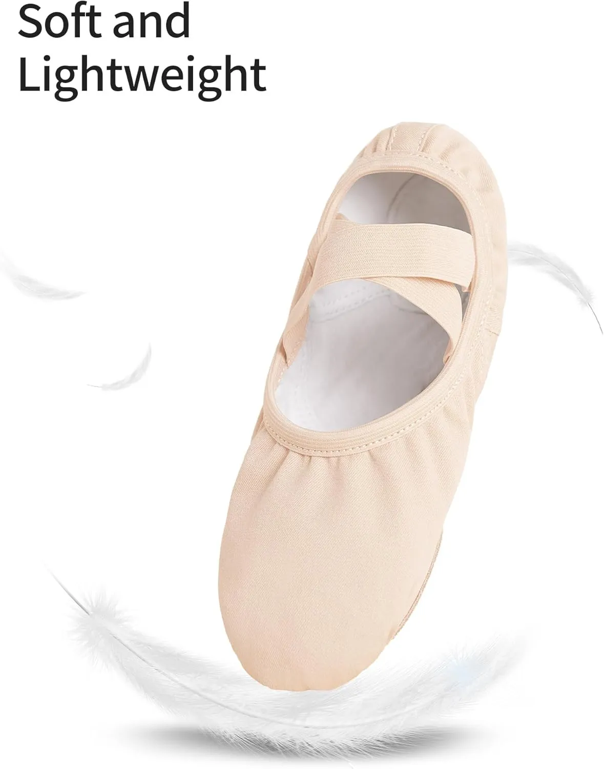 Ballet Shoes for Girls, Stretchy Girls Ballet Slippers for Dance, Gymnastic