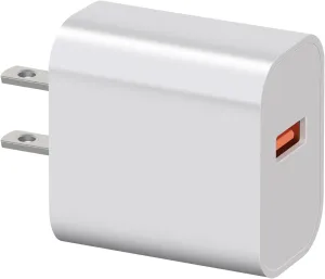 BIAL 5V 2.4A Power Adapter/Charger for Heated Slippers Battery, USB-A Wall Charger for Heated Socks Battery