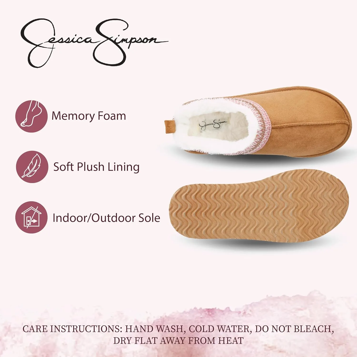 Jessica Simpson Women??s and Girl??s Indoor/Outdoor Platform Clog Slipper - Mommy & Me Size Options