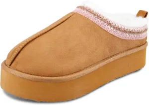 Jessica Simpson Women??s and Girl??s Indoor/Outdoor Platform Clog Slipper - Mommy & Me Size Options