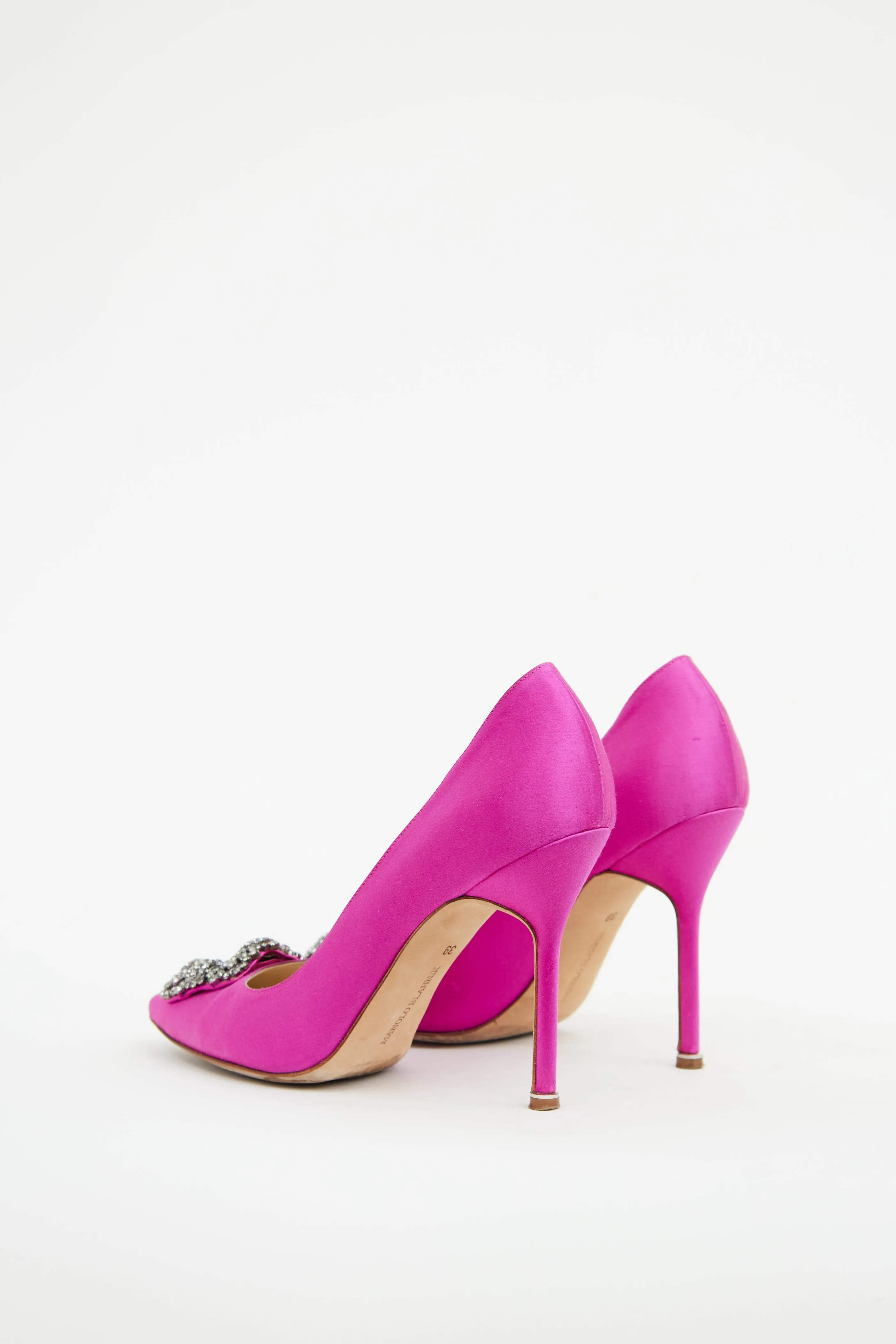Purple Satin Hangisi Pump