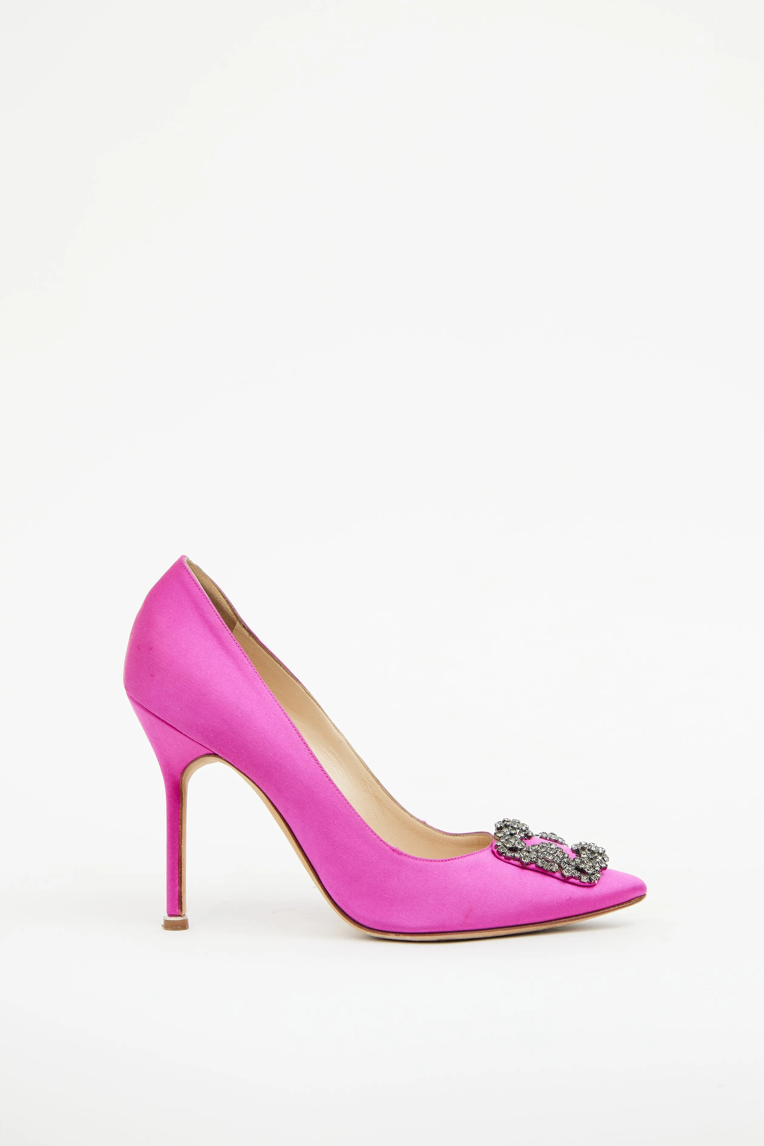 Purple Satin Hangisi Pump