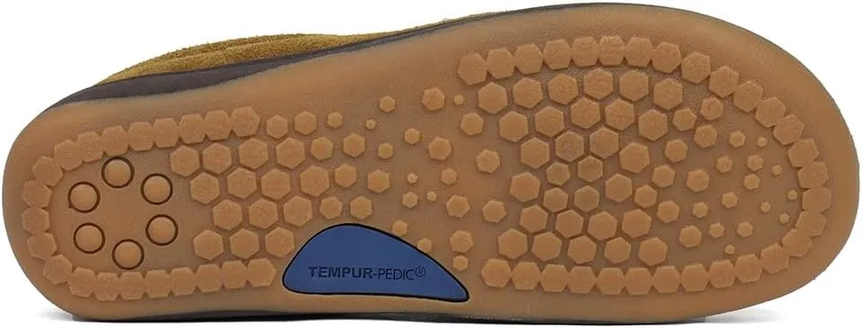 Tempur-Pedic Mens Arlow Scuff Casual Slippers Casual - Black