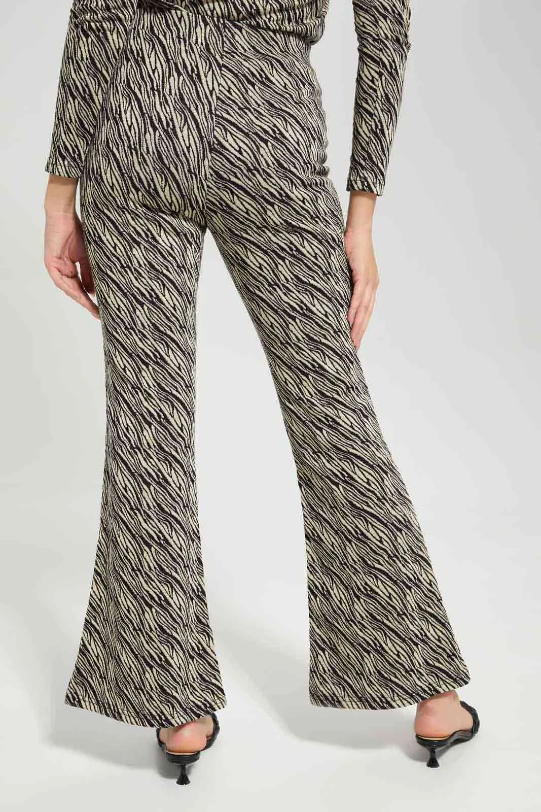 Women Multicolour Flared Trouser